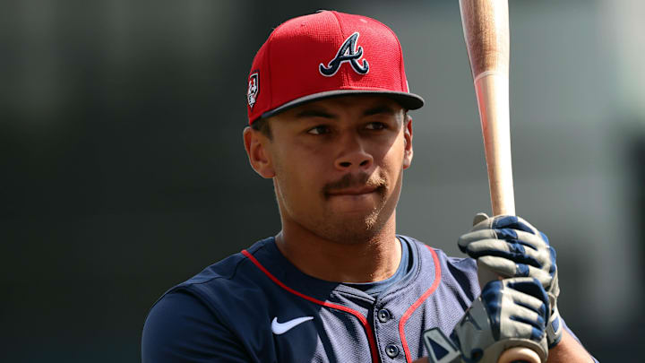 Atlanta Braves catcher Drake Baldwin sped to the top of Baseball America's Top-Ten Braves prospects for 2025.