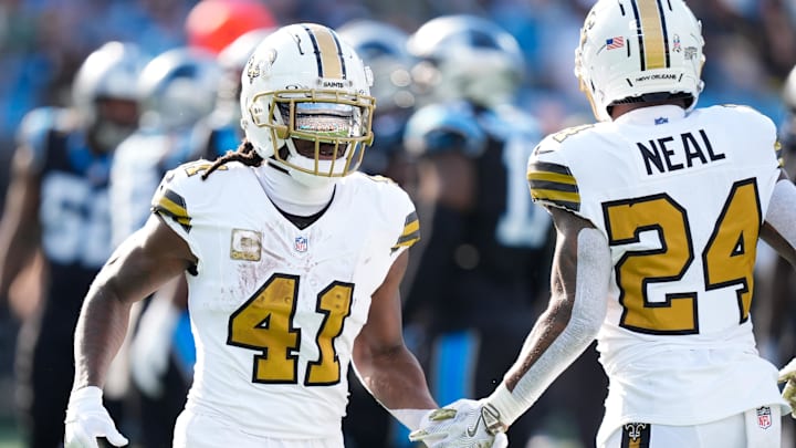 New Orleans Saints running back Alvin Kamara. New Orleans Saints running back Alvin Kamara.