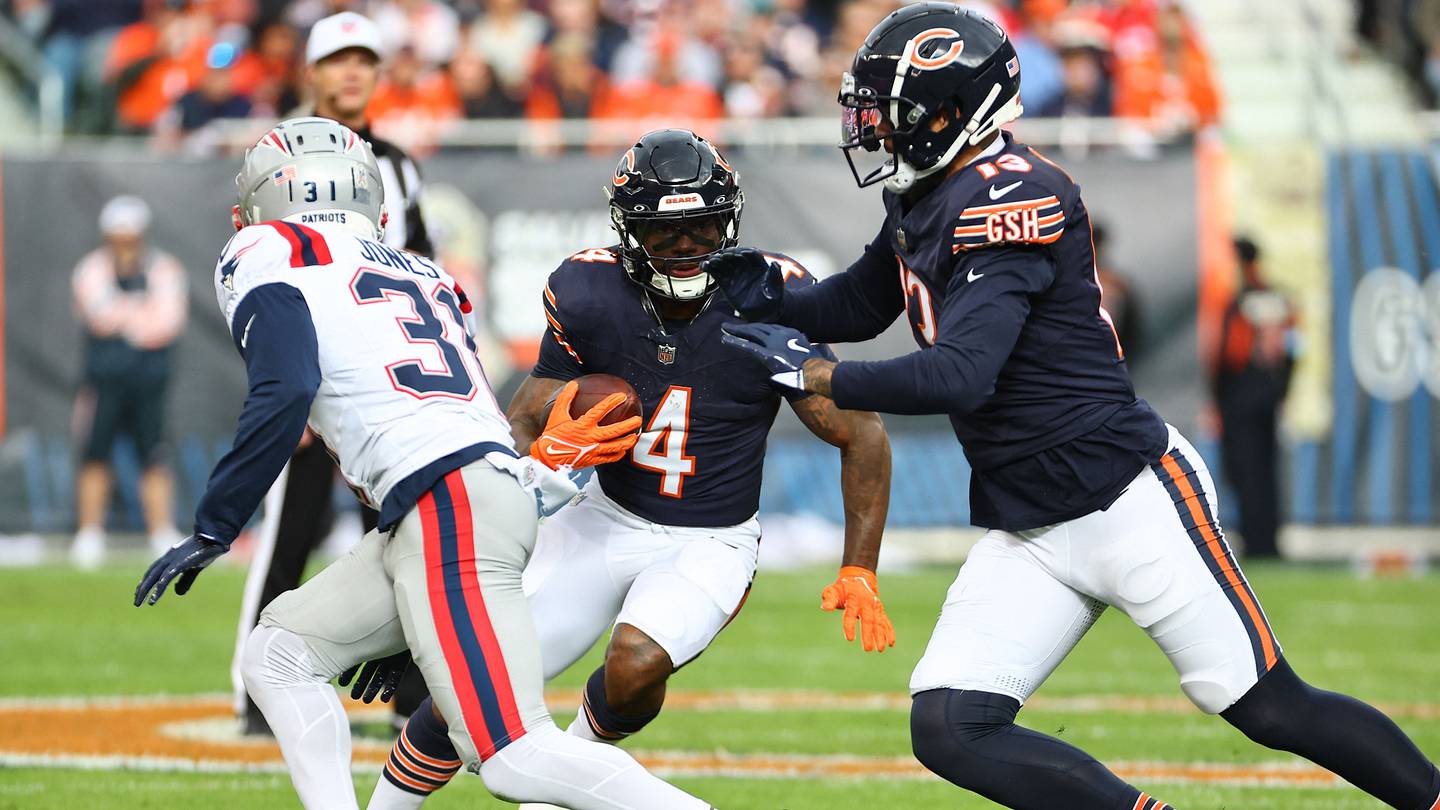 Cover art for Bears RBs Threaten Patriots Win