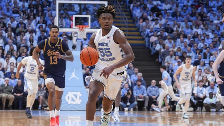 Harrison Ingram shot poorly but still pulled down 14 rebounds against Notre Dame