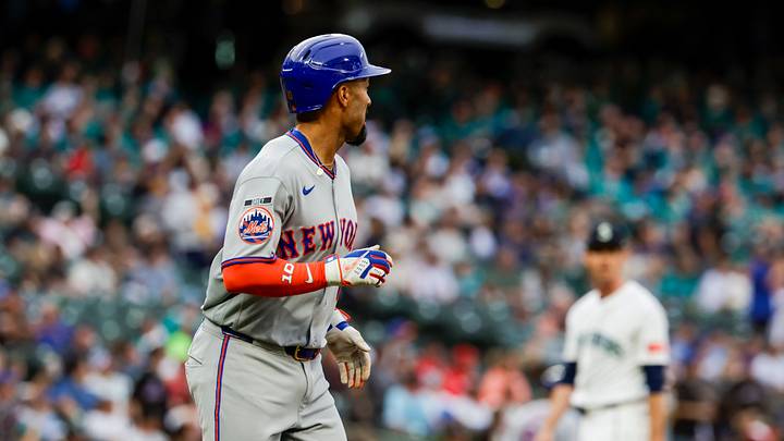 Jun 1, 2026; Seattle, Washington, USA; New York Mets second baseman Marcus Semien (10) runs the bases after hitting a solo-home run against the Seattle Mariners during the sixth inning at T-Mobile Park. Mandatory Credit: Joe Nicholson-Imagn Images Jun 1, 2026; Seattle, Washington, USA; New York Mets second baseman Marcus Semien (10) runs the bases after hitting a solo-home run against the Seattle Mariners during the sixth inning at T-Mobile Park. Mandatory Credit: Joe Nicholson-Imagn Images