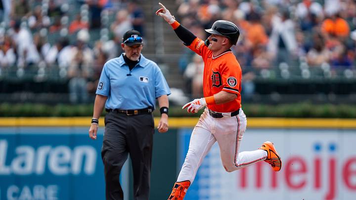 Detroit Tigers third baseman Kevin McGonigle. Mandatory Credit: Josh Boland-USA TODAY Network via Imagn Images Detroit Tigers third baseman Kevin McGonigle. Mandatory Credit: Josh Boland-USA TODAY Network via Imagn Images