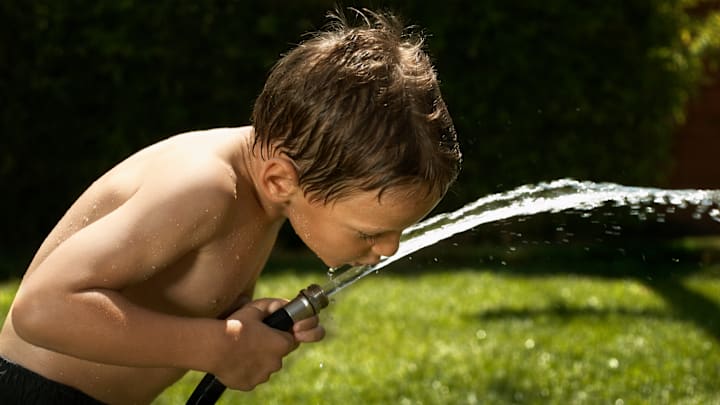 This unsupervised child is getting a taste of long-term neurological damage.