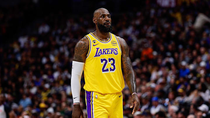 Los Angeles Lakers forward LeBron James.