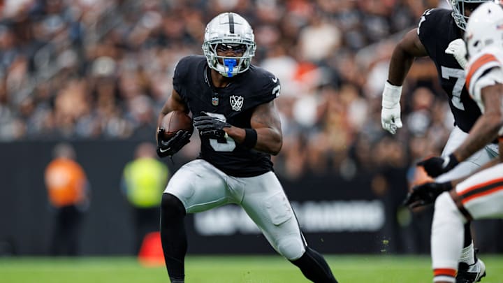 Las Vegas Raiders RB Zamir White.