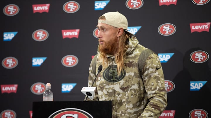 George Kittle appears ready to return against the Falcons Sunday.
