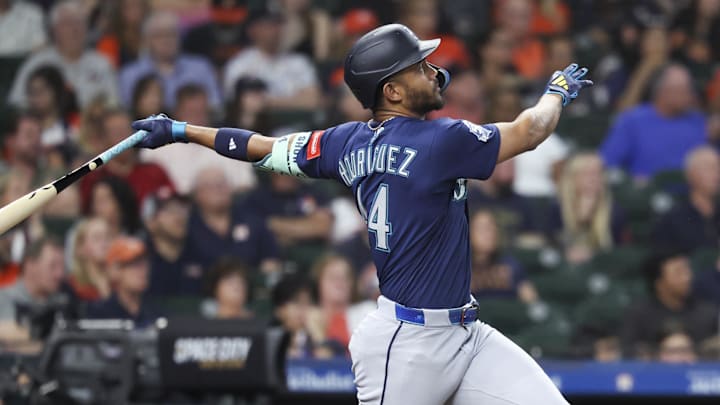 Julio Rodriguez and the Mariners are road favorites against the Astros.