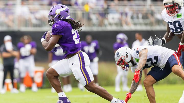 Jordan Mason is in line to have a big role in the Vikings' offense this season. Jordan Mason is in line to have a big role in the Vikings' offense this season.