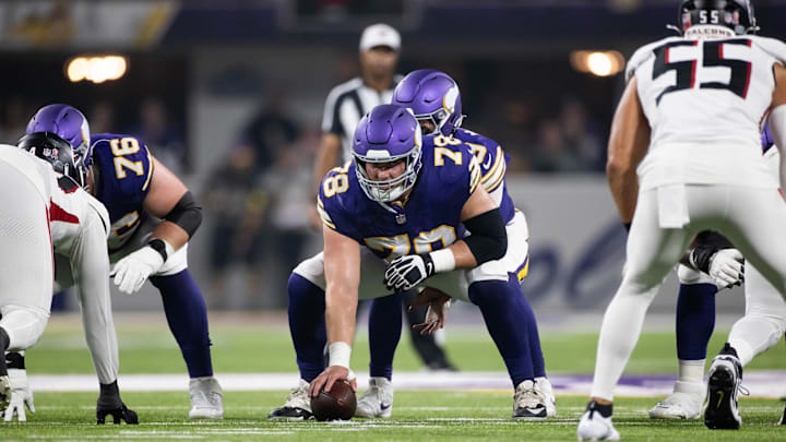 Ryan Kelly snaps the ball against the Atlanta Falcons. Ryan Kelly snaps the ball against the Atlanta Falcons.