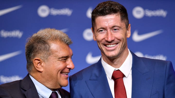 Robert Lewandowski a signé au FC Barcelone en juillet 2022.