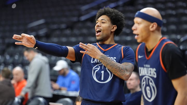 Mar 19, 2026; Philadelphia, PA, USA; Virginia Cavaliers guard Malik Thomas (1) reacts during a practice session ahead of the first round of the men's 2026 NCAA Tournament at Xfinity Mobile Arena. Mandatory Credit: Kyle Ross-Imagn Images Mar 19, 2026; Philadelphia, PA, USA; Virginia Cavaliers guard Malik Thomas (1) reacts during a practice session ahead of the first round of the men's 2026 NCAA Tournament at Xfinity Mobile Arena. Mandatory Credit: Kyle Ross-Imagn Images