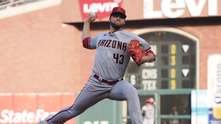 Slade Cecconi MLB Debut Aug 2, 2023 against the Giants at Oracle Park Slade Cecconi MLB Debut Aug 2, 2023 against the Giants at Oracle Park