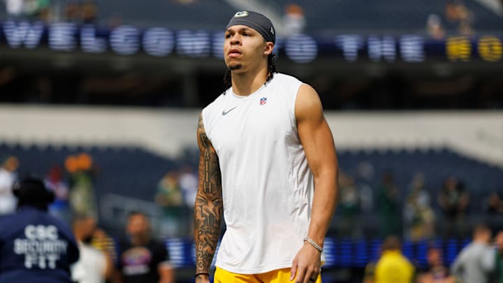 Green Bay Packers wide receiver Christian Watson