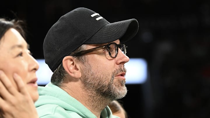 Jason Sudeikis at the 2023 WNBA Finals. 