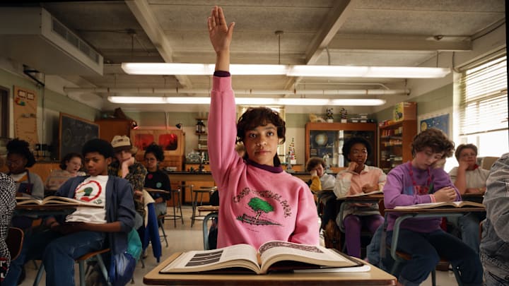 STRANGER THINGS. Priah Ferguson as Erica Sinclair in STRANGER THINGS. Cr. Andrew Cooper/Netflix © 2025