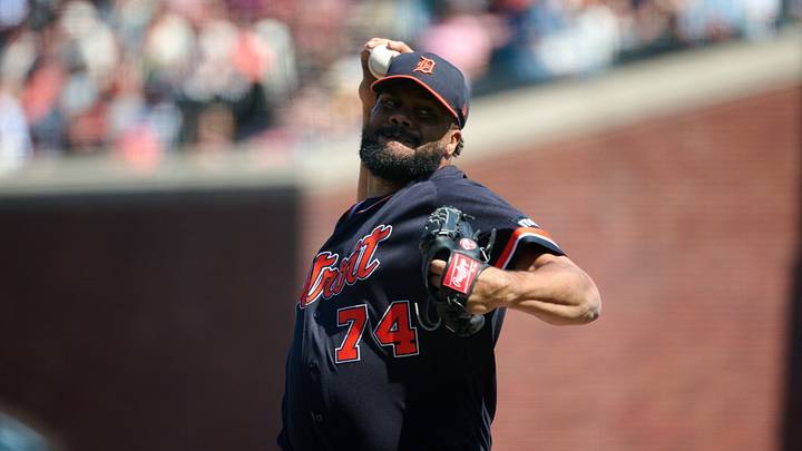 Detroit Tigers pitcher Kenley Jansen. Detroit Tigers pitcher Kenley Jansen.