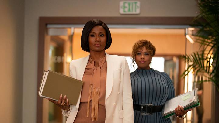Reasonable Doubt — Angela Grovey and Emayatzy, shown. (Photo by: Ser Baffo/Hulu) Reasonable Doubt — Angela Grovey and Emayatzy, shown. (Photo by: Ser Baffo/Hulu)