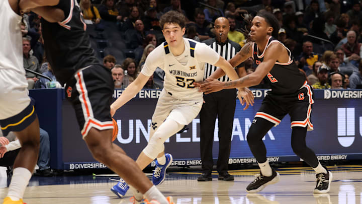 West Virginia University guard Treysen Eaglestaff