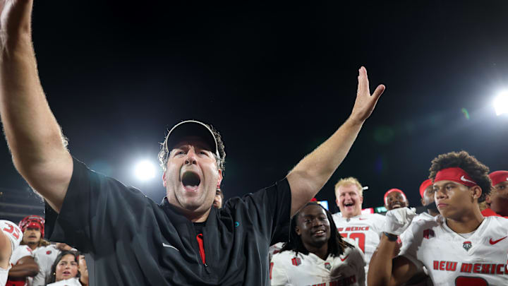 New Mexico defeated UCLA 35-10 at the Rose Bowl Friday night.
