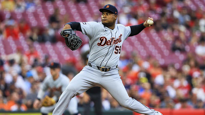Detroit Tigers starting pitcher Framber Valdez