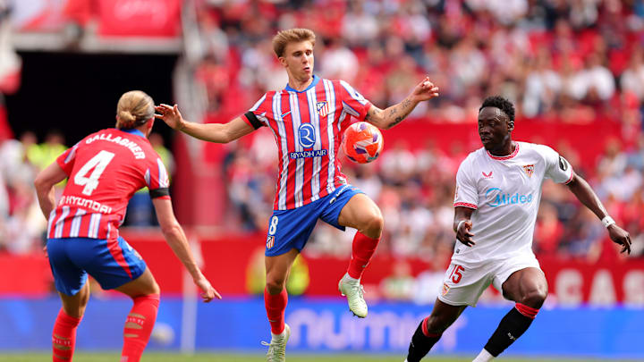 Pablo Barrios was Atlético's key man in their win over Sevilla.