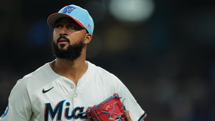 Miami Marlins starting pitcher Sandy Alcantara