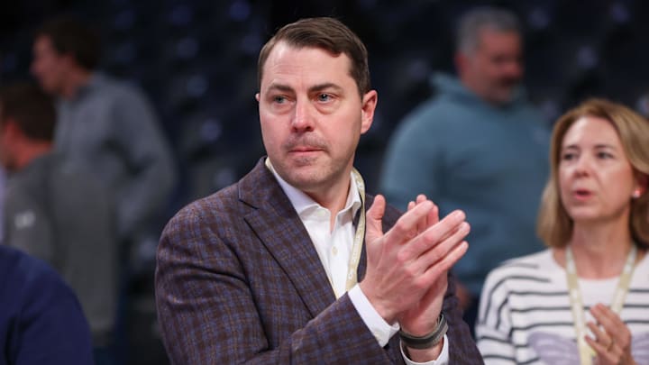 Feb 15, 2023; Atlanta, Georgia, USA; Georgia Tech Yellow Jackets athletic director J Batt after a game against the Virginia Tech Hokies at McCamish Pavilion. Mandatory Credit: Brett Davis-Imagn Images Feb 15, 2023; Atlanta, Georgia, USA; Georgia Tech Yellow Jackets athletic director J Batt after a game against the Virginia Tech Hokies at McCamish Pavilion. Mandatory Credit: Brett Davis-Imagn Images