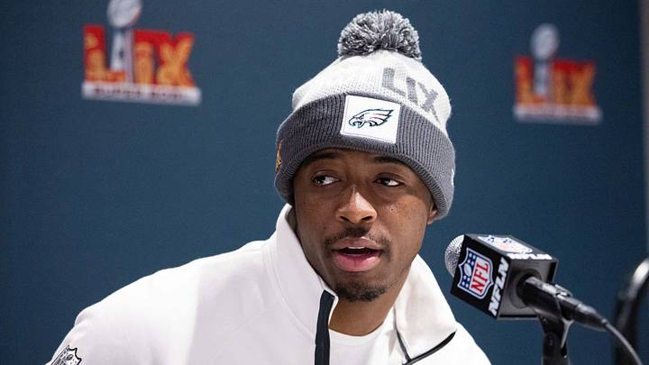 Philadelphia Eagles cornerback Quinyon Mitchell Philadelphia Eagles cornerback Quinyon Mitchell