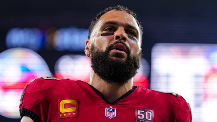 Buccaneers receiver Mike Evans left the Week 3 game with a hamstring injury.