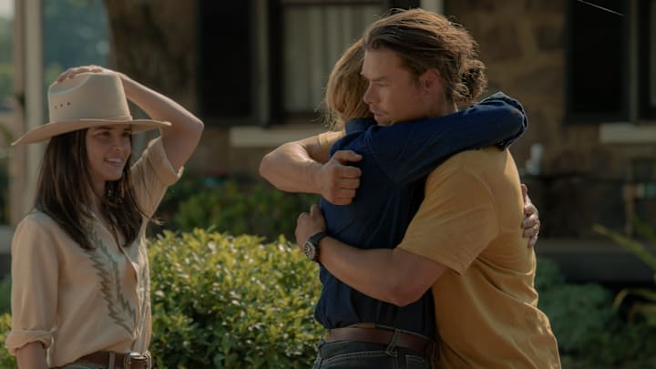 Territory. (L to R) Philippa Northeast as Susie Lawson, Sam Corlett as Marshall Lawson in Territory