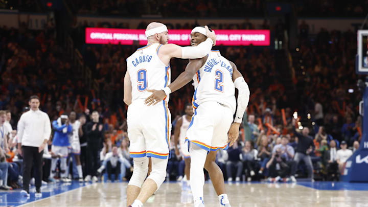 SGA says the Thunder are "lucky" to have Caruso. 