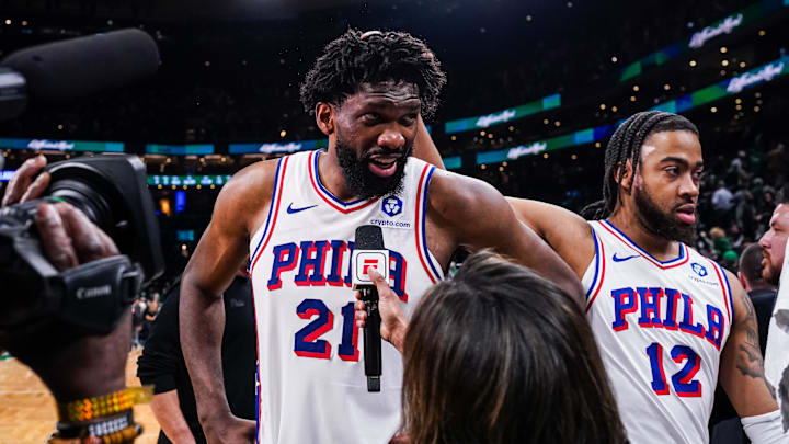 Joel Embiid dominated the Celtics on Tuesday night.