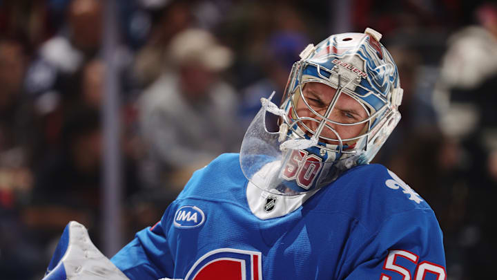 Colorado Avalanche goaltender Trent Miner