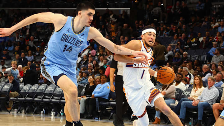 Phoenix Suns guard Devin Booker is a solid prop target on Monday. Phoenix Suns guard Devin Booker is a solid prop target on Monday.