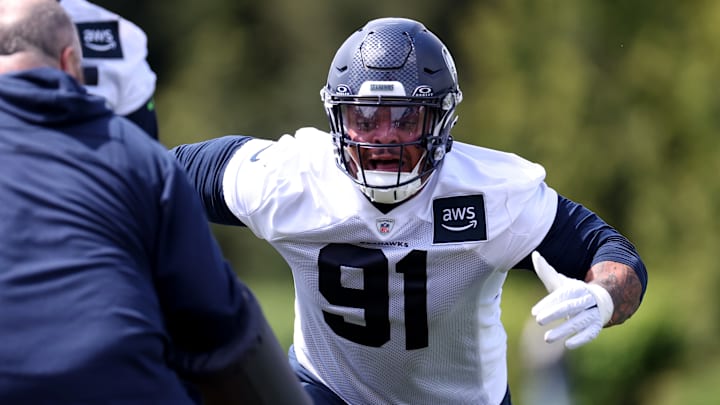 Byron Murphy II of the Seattle Seahawks Byron Murphy II of the Seattle Seahawks