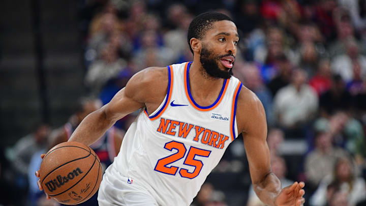 Can New York Knicks guard Mikal Bridges break out of his slump on Sunday?