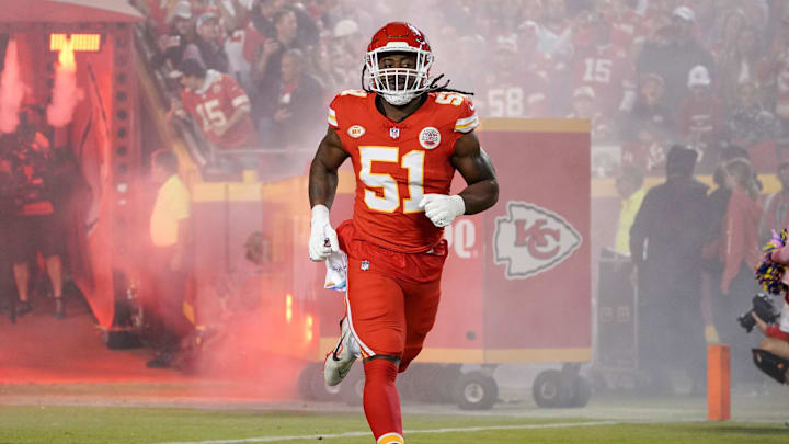 Mike Danna has 6.5 sacks this season in a career-best year