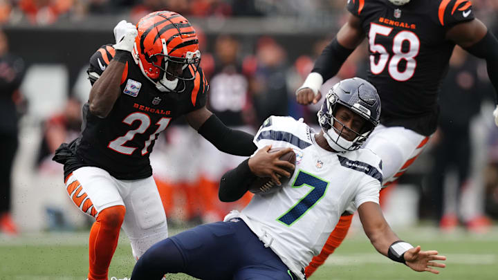 Geno Smith, Mike Hilton, Seattle Seahawks, Cincinnati Bengals