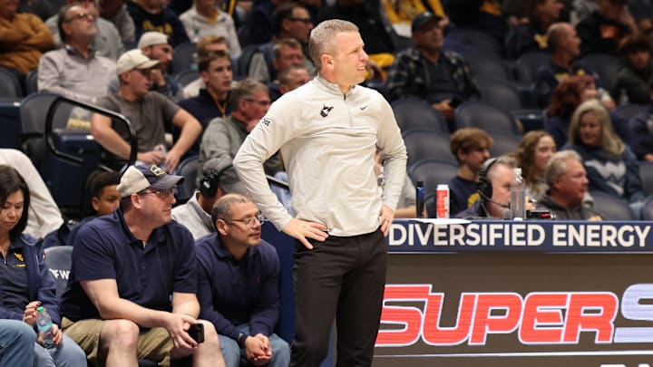 West Virginia University head coach Ross Hodge