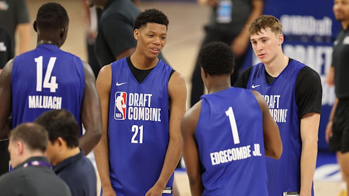 Khaman Maluach, Ace Bailey, VJ Edgecombe Jr., Cooper Flagg, 2025 NBA Draft Combine