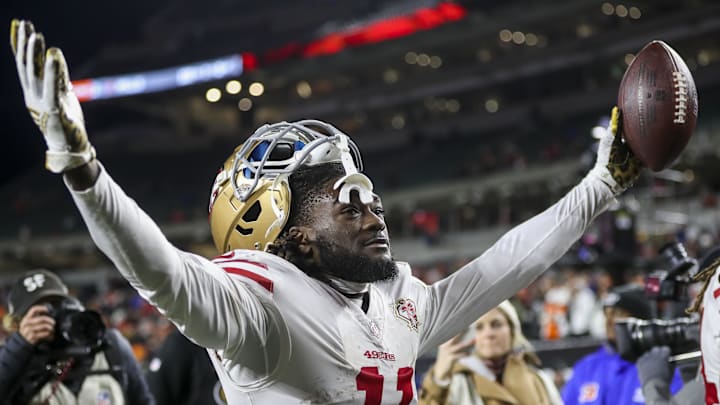 San Francisco 49ers wide receiver Brandon Aiyuk (11)