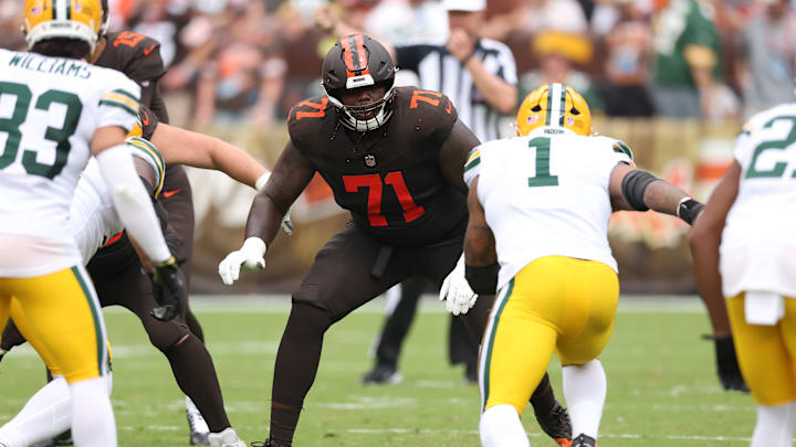 Cornelius Lucas: Green Bay Packers v Cleveland Browns