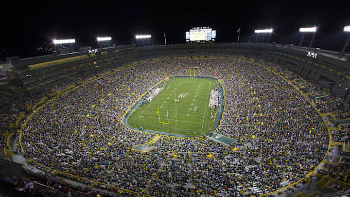 A general view of Lambeau Field, which will host Saturday's preseason opener against the Jets. A general view of Lambeau Field, which will host Saturday's preseason opener against the Jets.