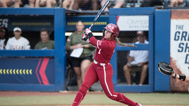 Oklahoma Sooners outfielder Kasidi Pickering Oklahoma Sooners outfielder Kasidi Pickering