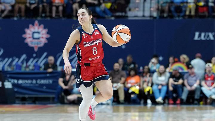 Washington Mystics guard Georgia Amoore is a solid prop target on Sunday.