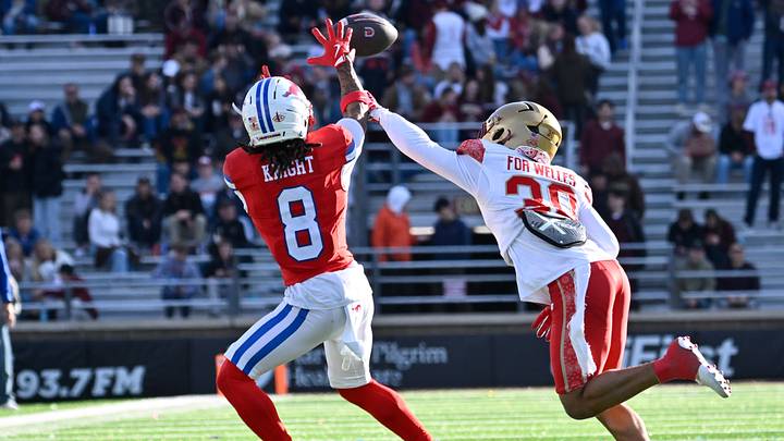 Yamir Knight is SMU's highest rated wide receiver in Yahoo Sports' new college fantasy football rankings, and is one of four to make the top 300 list. Mandatory Credit: Eric Canha-Imagn Images Yamir Knight is SMU's highest rated wide receiver in Yahoo Sports' new college fantasy football rankings, and is one of four to make the top 300 list. Mandatory Credit: Eric Canha-Imagn Images