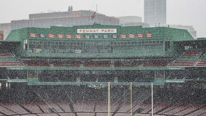Fenway Park Snow