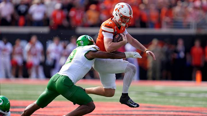 Oklahoma State's Drew Mestemaker. Oklahoma State's Drew Mestemaker.