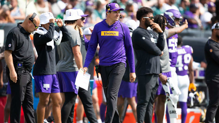 Minnesota Vikings head coach Kevin O'Connell. 