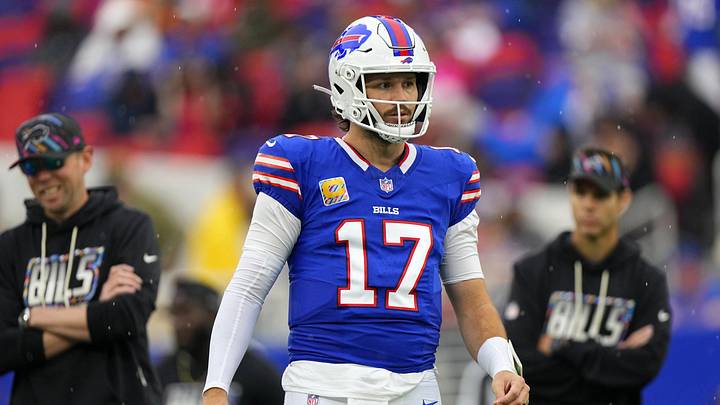 Josh Allen is an interesting prop target in Week 5 on Monday night. Josh Allen is an interesting prop target in Week 5 on Monday night.